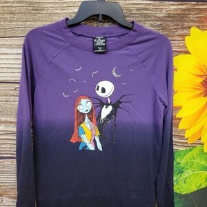 Disney's Tim Burtons Nightmare Before Christmas long sleeve tee preo-owned